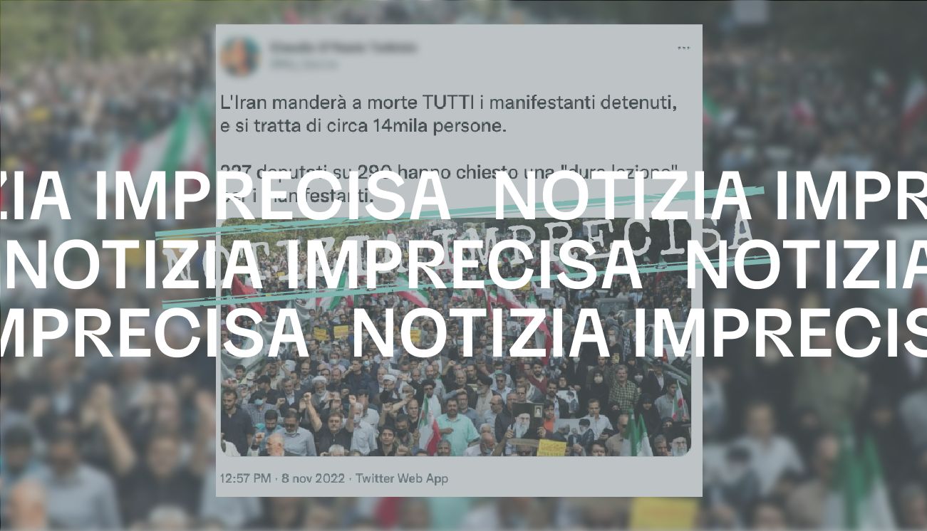 L’Iran non ha deciso di punire i manifestanti con la pena di morte