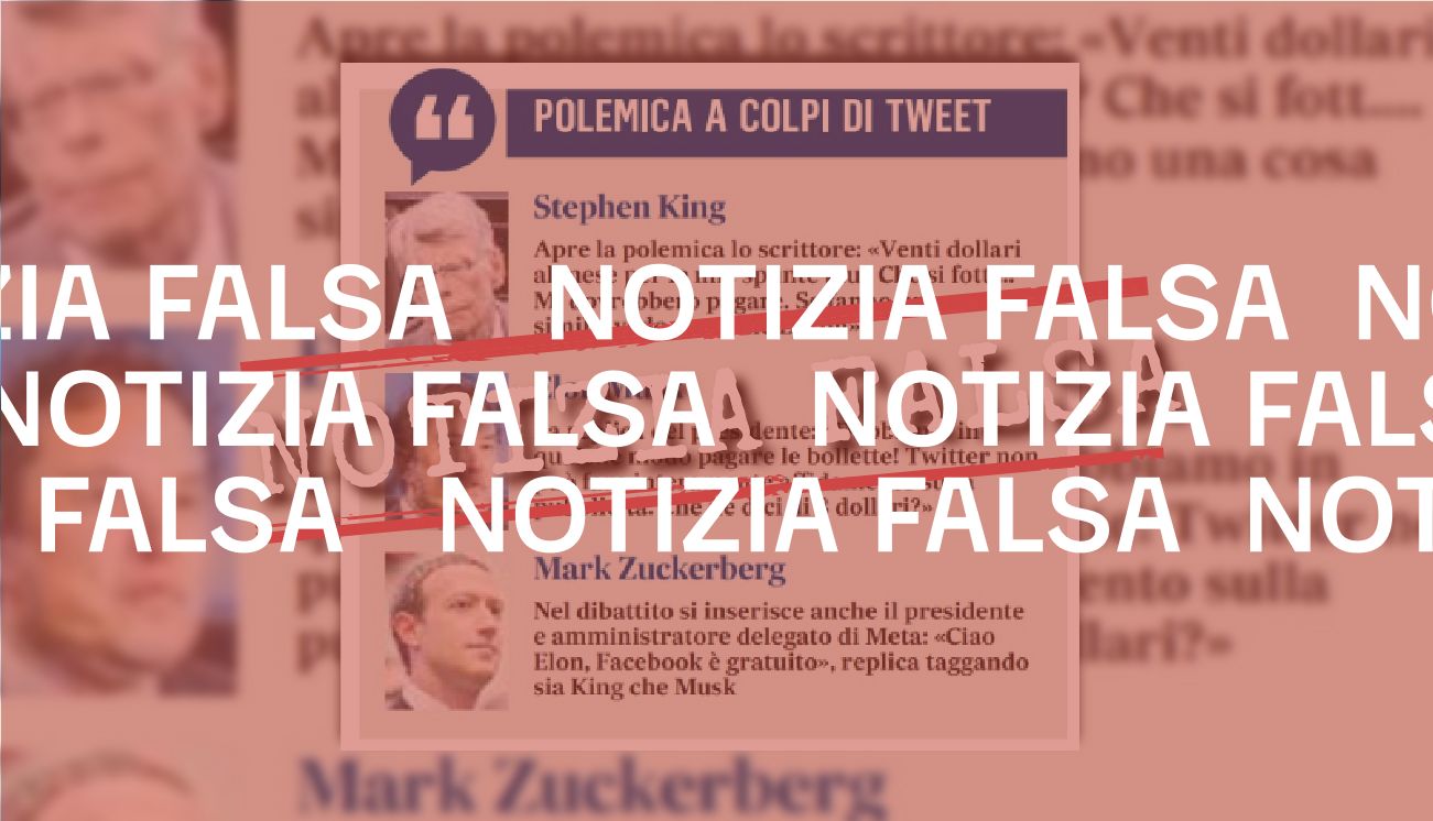 Mark Zuckerberg non ha twittato «Facebook è gratuito» in risposta a Elon Musk