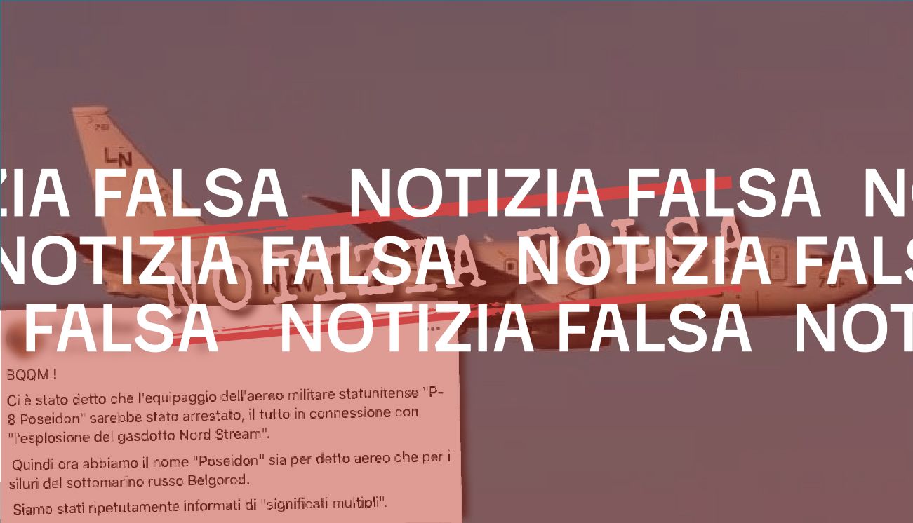 L’equipaggio di un aereo militare statunitense non è stato arrestato per le esplosioni al Nord Stream