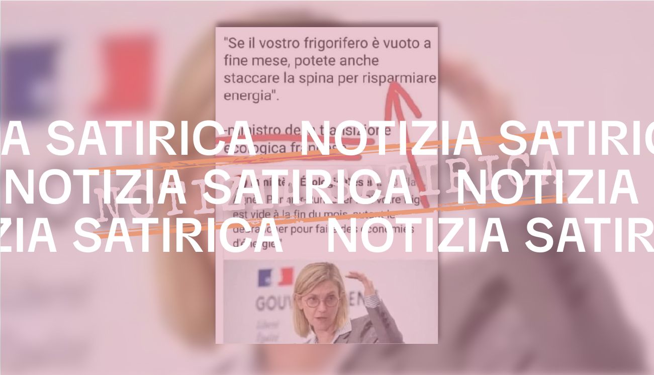 La ministra francese Pannier-Runacher non ha consigliato di staccare il frigo per risparmiare energia