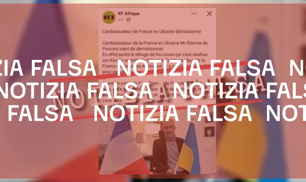 L’ambasciatore francese a Kiev non si è dimesso