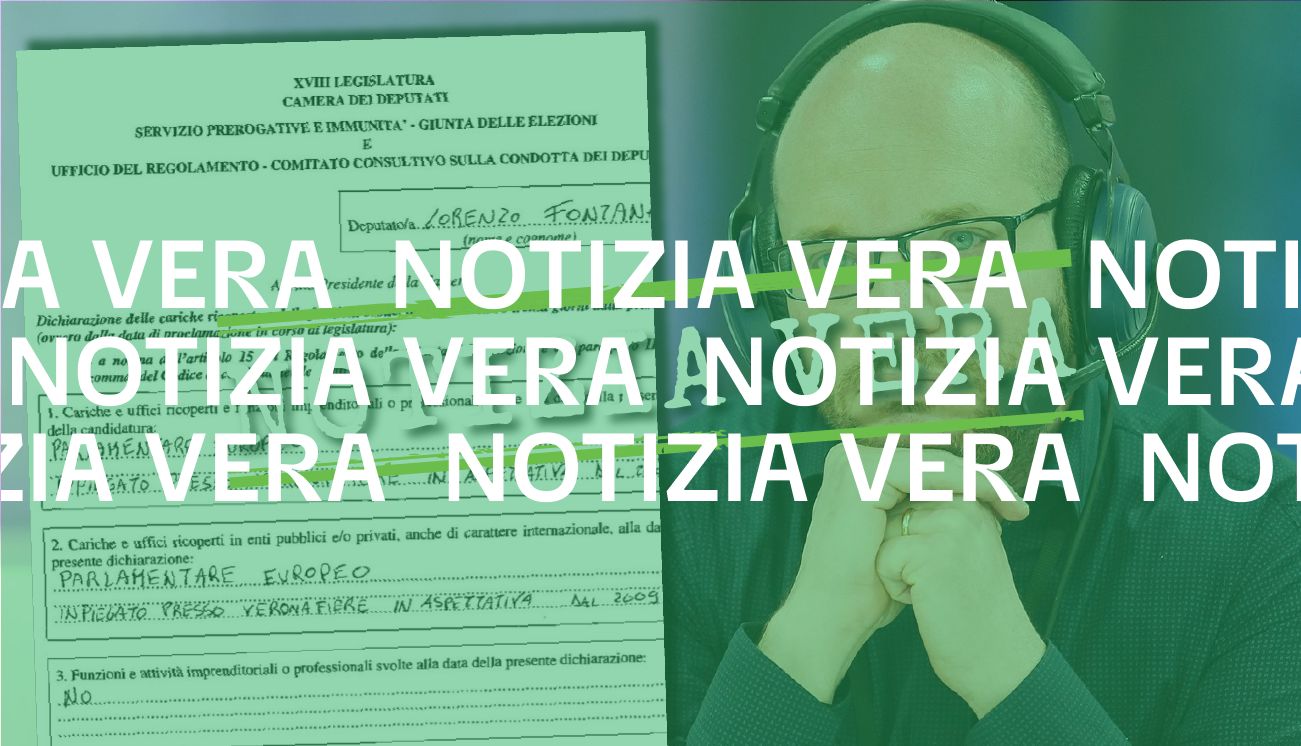 Sì, Lorenzo Fontana ha scritto «inpiegato» su un modulo ufficiale