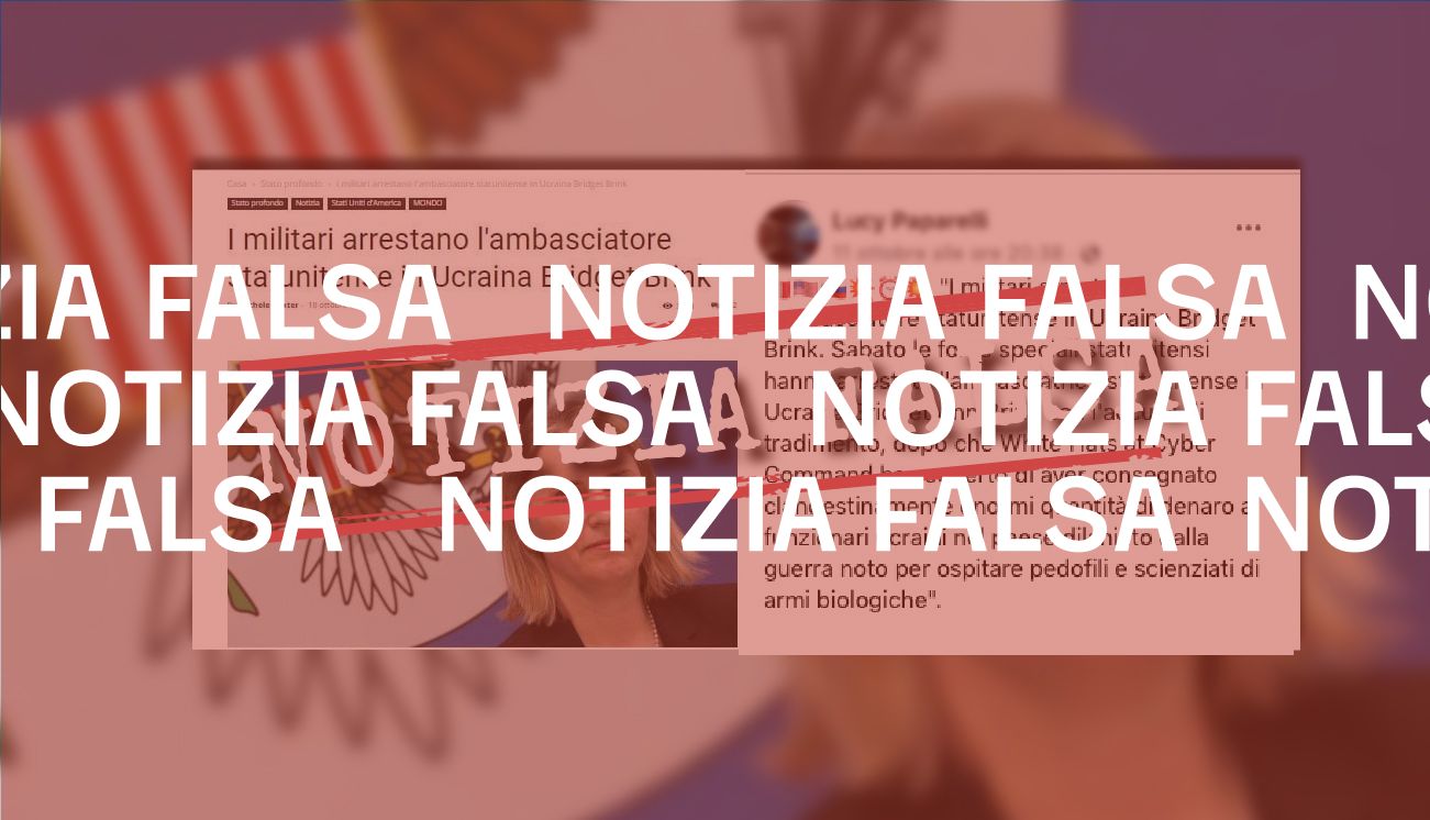 No, l&#8217;ambasciatrice statunitense in Ucraina non è stata arrestata