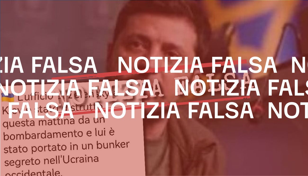 No, l’ufficio del presidente Zelensky non è stato distrutto da un bombardamento