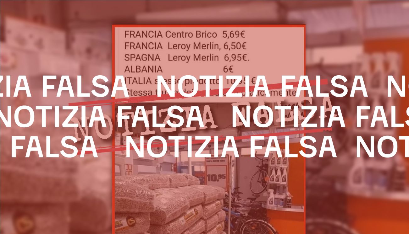 No, in Francia il pellet non costa la metà rispetto all’Italia