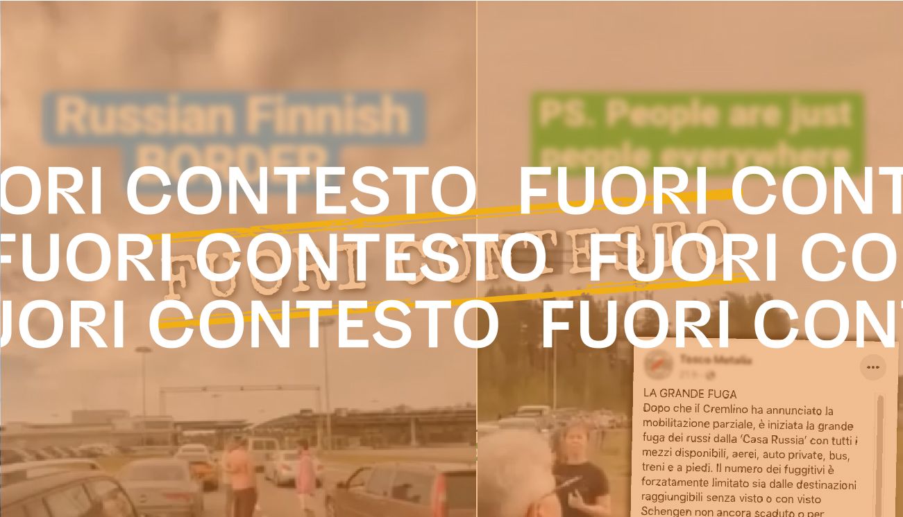 Questa coda al confine con la Finlandia non c’entra con la mobilitazione parziale russa