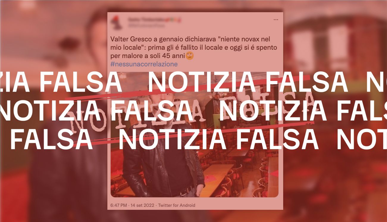 Questo non è «Valter Gresco», ma l’ex calciatore Vratislav Gresko