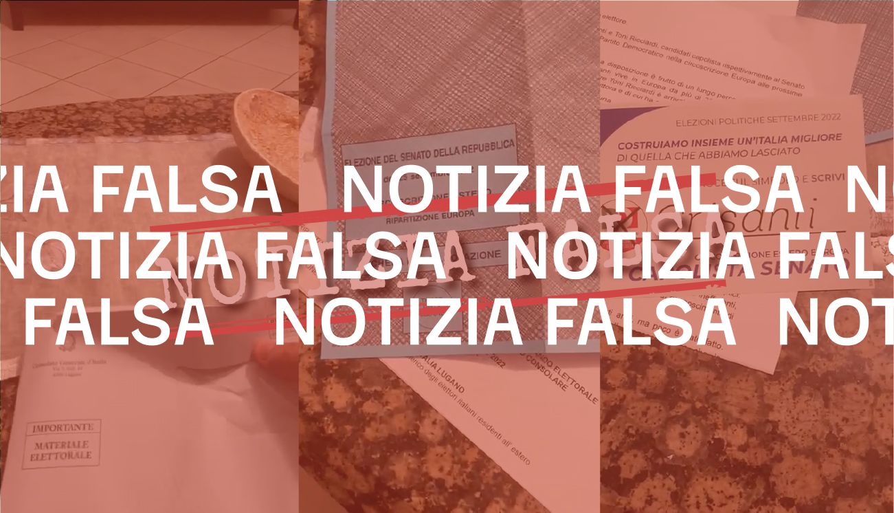 Il plico elettorale per gli italiani all&#8217;estero non contiene un volantino del Pd