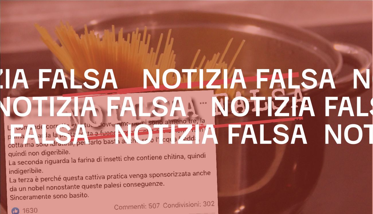 No, la pasta cotta a fuoco spento non è indigeribile