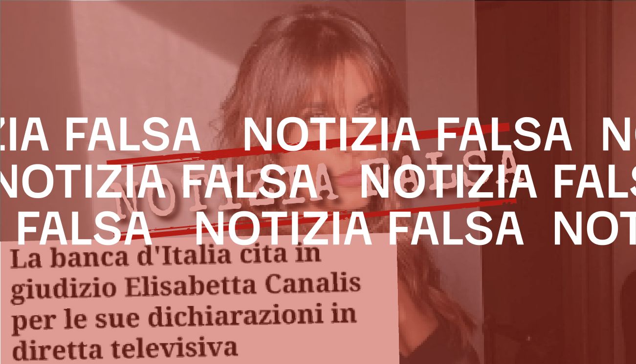 La Banca d’Italia non ha citato in giudizio Elisabetta Canalis per delle dichiarazioni in tv