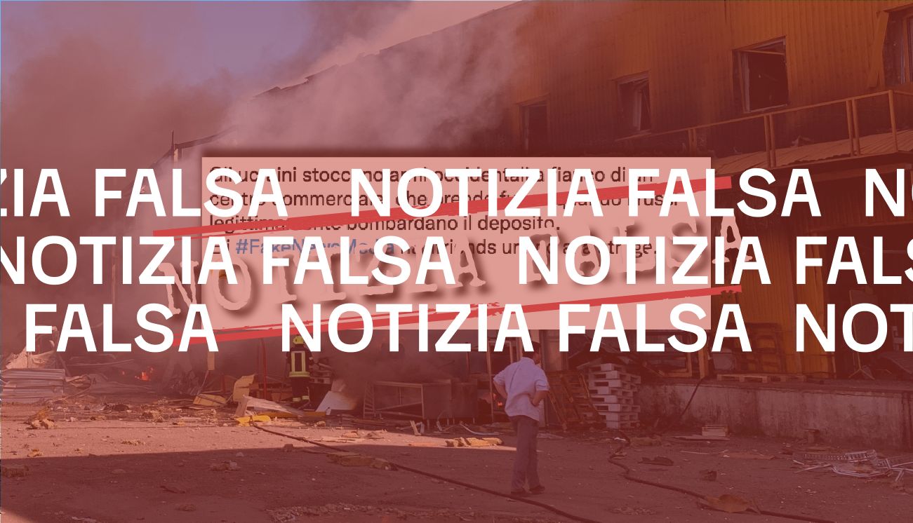 Il centro commerciale di Kremenchuk non si è incendiato a causa di un bombardamento russo a un deposito di armi