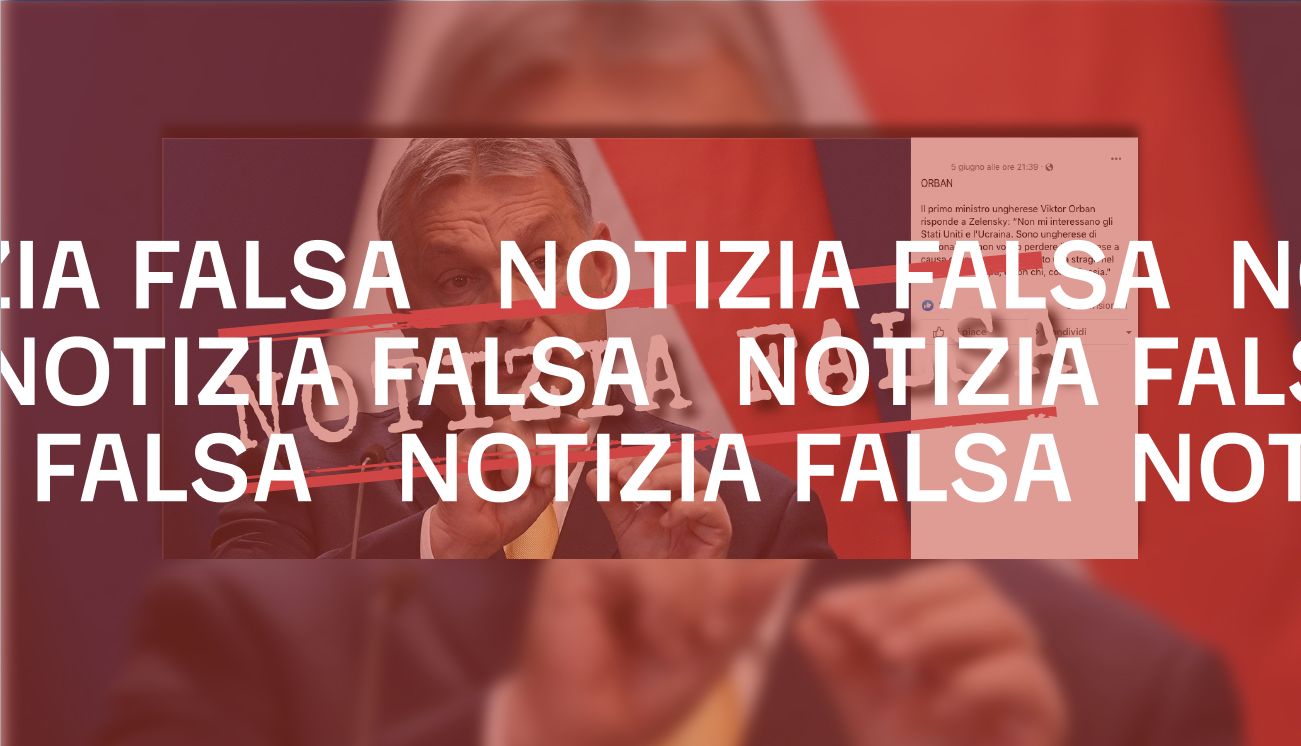 Viktor Orbán non ha detto di non voler perdere il suo Paese «a causa di un idiota che ha fatto una strage nel centro dell&#8217;Europa»