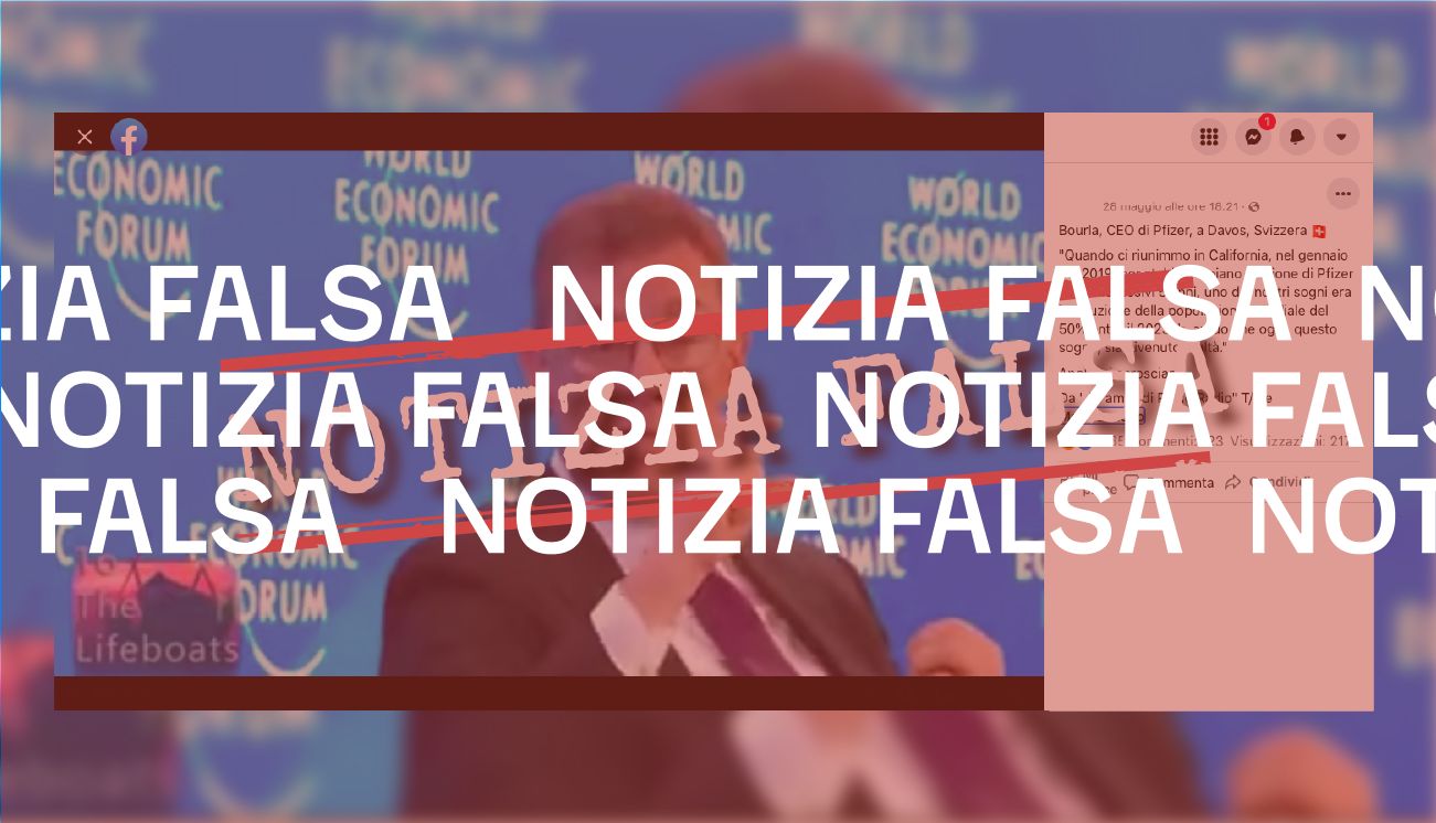 Il Ceo di Pfizer non spera di ridurre «la popolazione mondiale del 50 per cento entro il 2023»