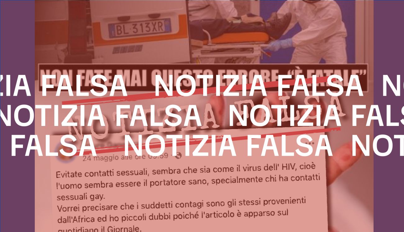 Il vaiolo delle scimmie non è una malattia sessualmente trasmissibile e non c’entra l’orientamento sessuale