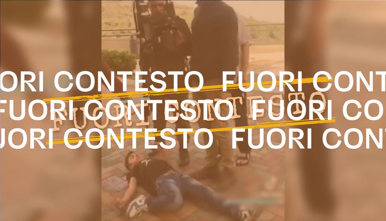 Questo video non è stato girato «per alimentare la propaganda anti-israeliana», è il set di un film