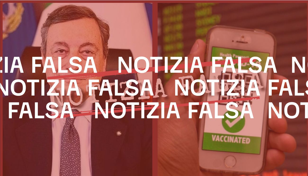 No, Draghi non ha annunciato che «il green pass sostituirà carta d’identità e codice fiscale»