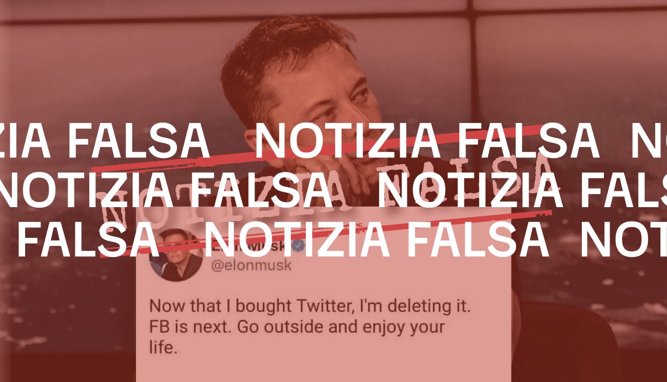 No, Elon Musk non ha twittato di voler comprare Facebook per cancellarlo