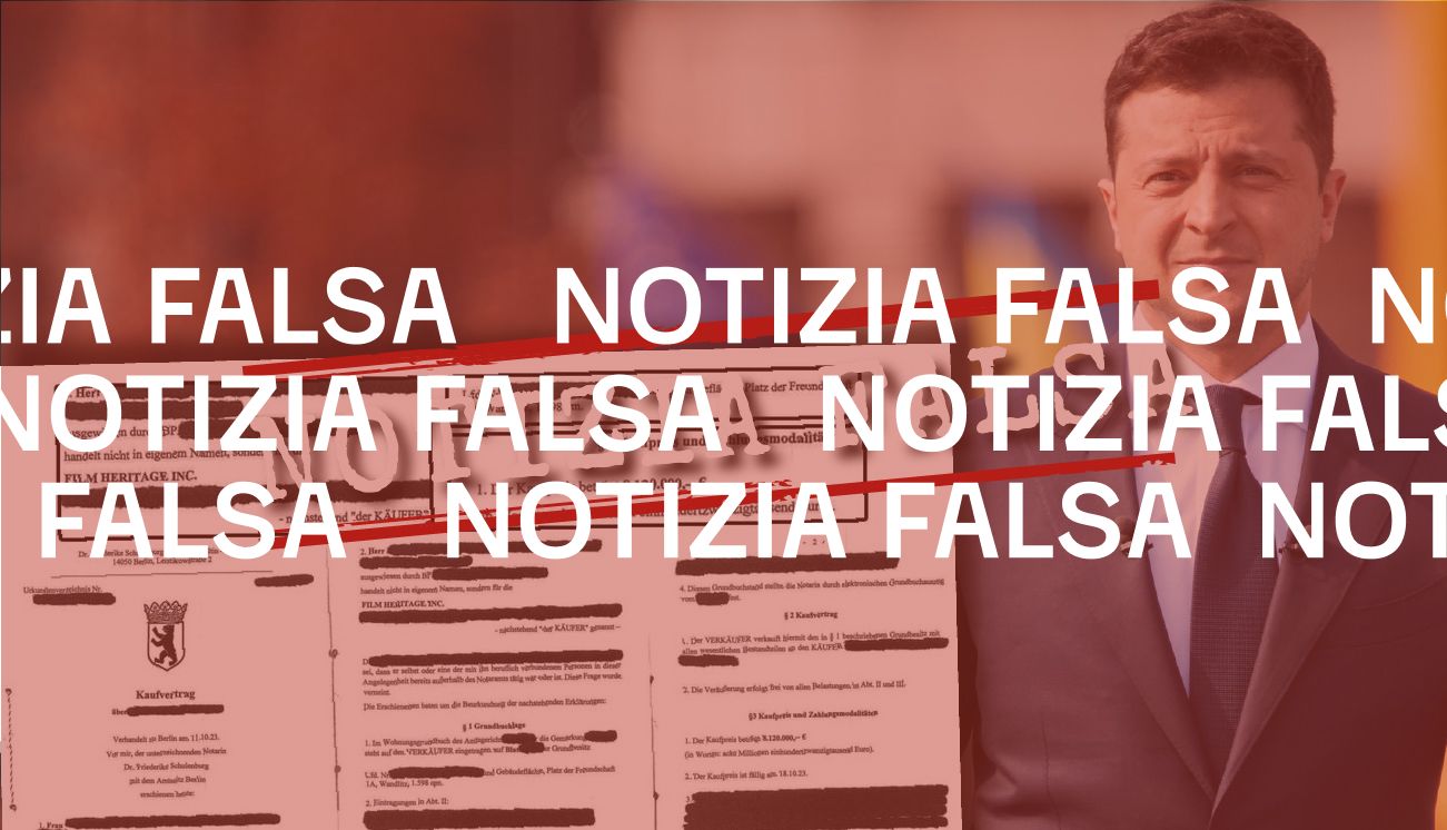 Zelensky non ha comprato la villa di Goebbels