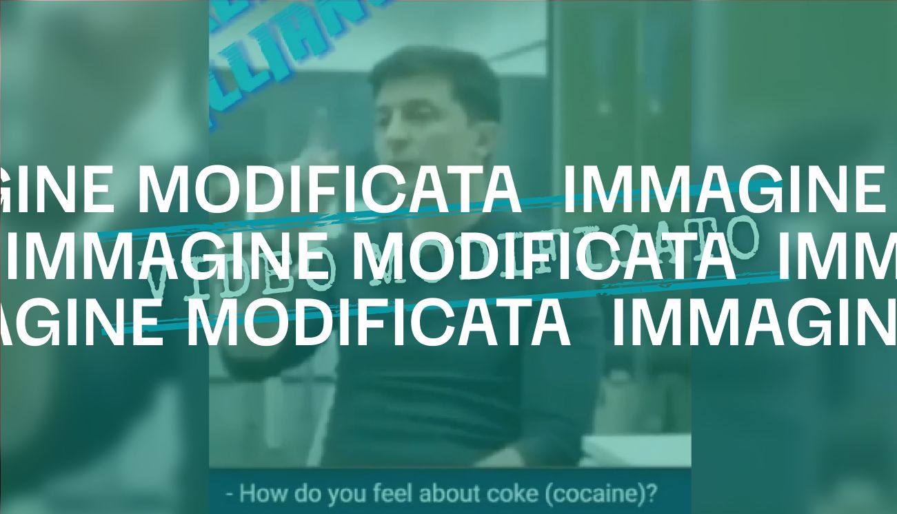 Questo video non mostra Zelensky che ammette di fare uso di cocaina