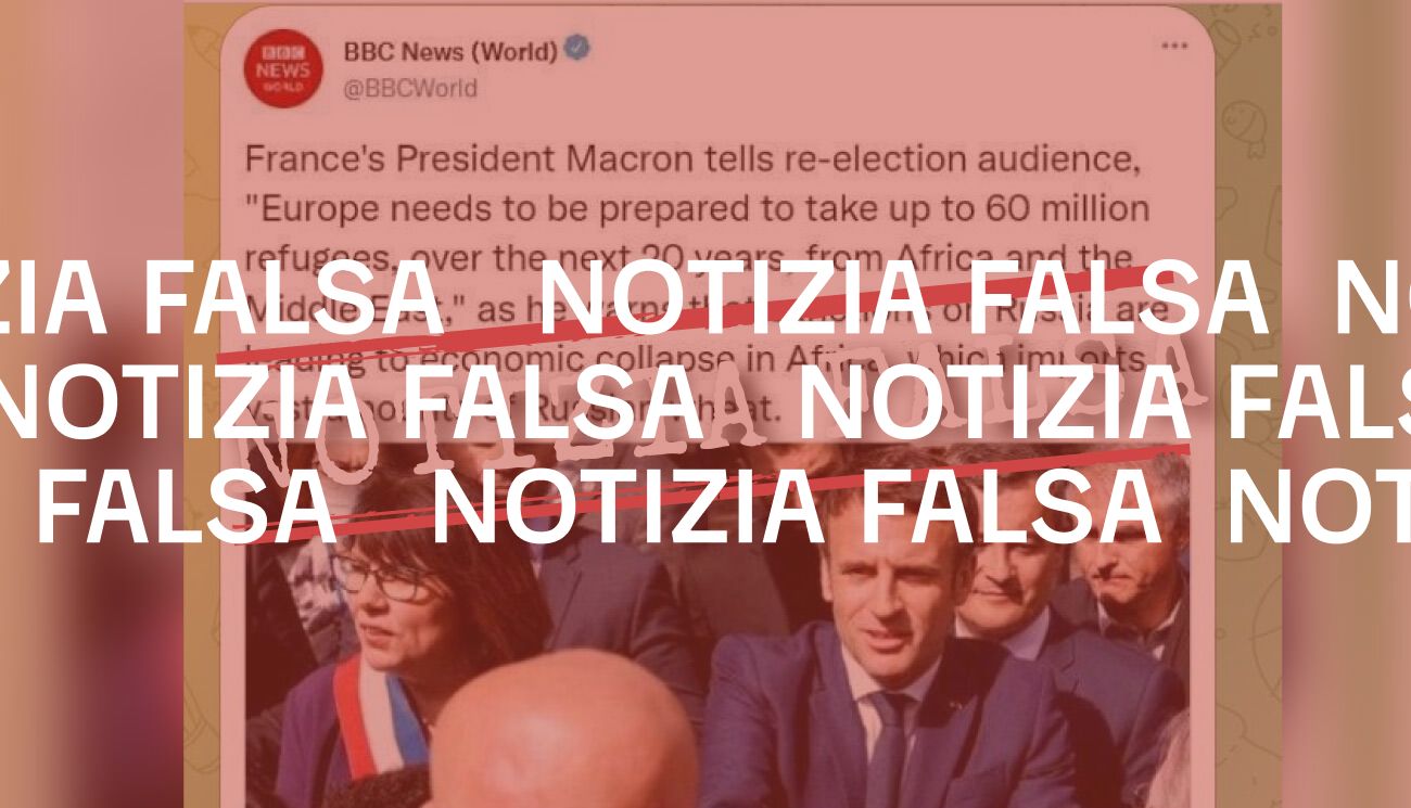 La Bbc non ha pubblicato un tweet su Macron, le sanzioni contro la Russia e il collasso economico in Africa