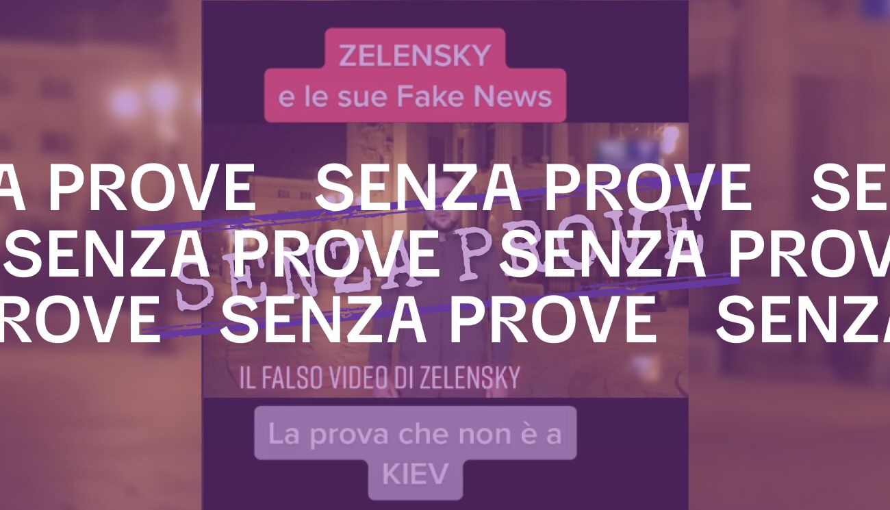 Non ci sono prove per dire che Zelensky sia fuggito dall’Ucraina