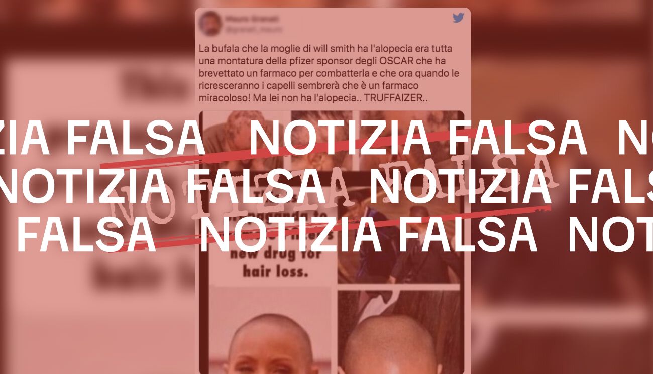 L’alterco tra Chris Rock e Will Smith non è stato organizzato perché Pfizer «ha brevettato un farmaco» contro l’alopecia