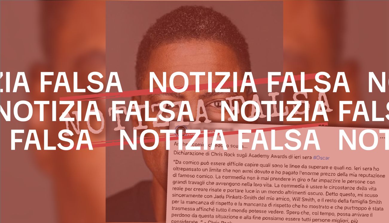 Questo comunicato di scuse di Chris Rock a Jada Pinkett-Smith è falso