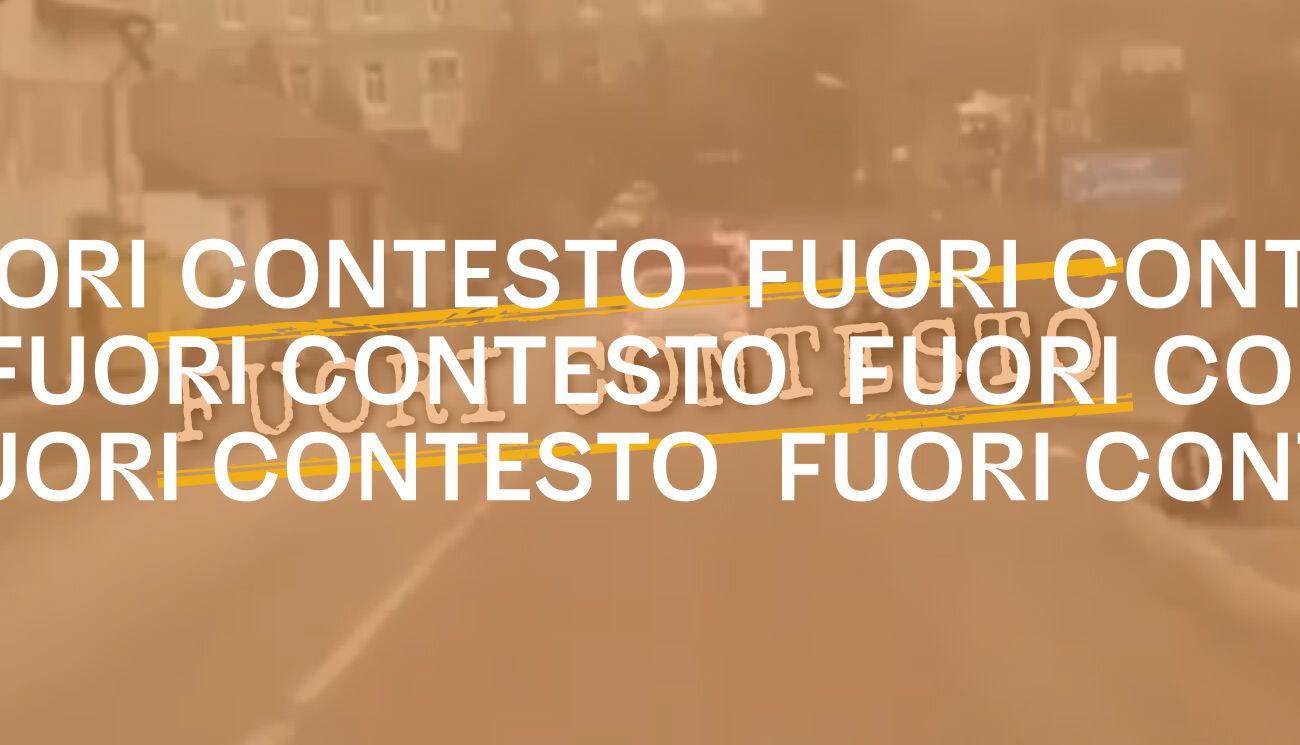 Questo video di un corteo funebre non c’entra con l’attuale guerra