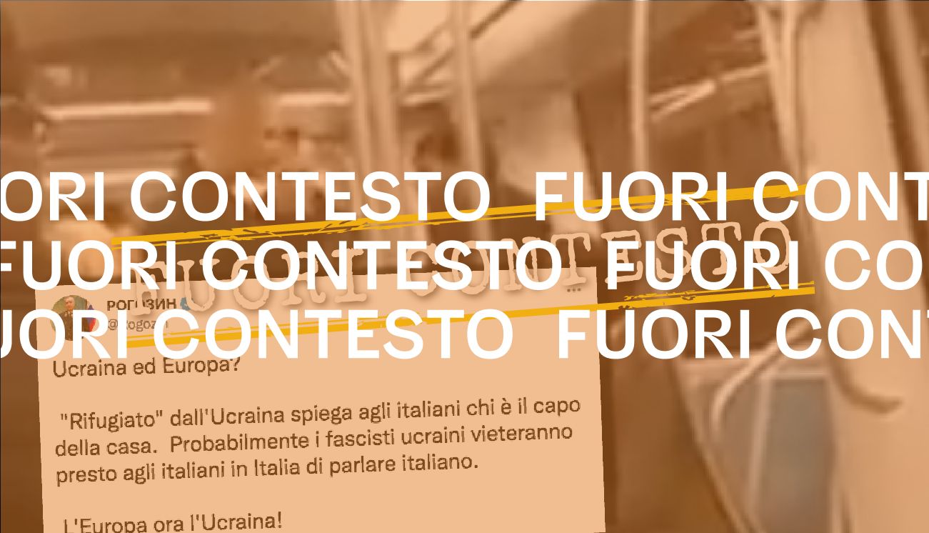 Questo video non mostra un «rifugiato dall’Ucraina» che «spiega agli italiani chi è il capo della casa», è del 2018