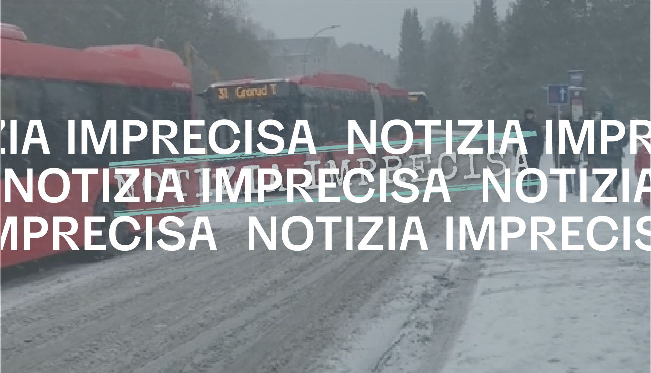 Notizia imprecisa