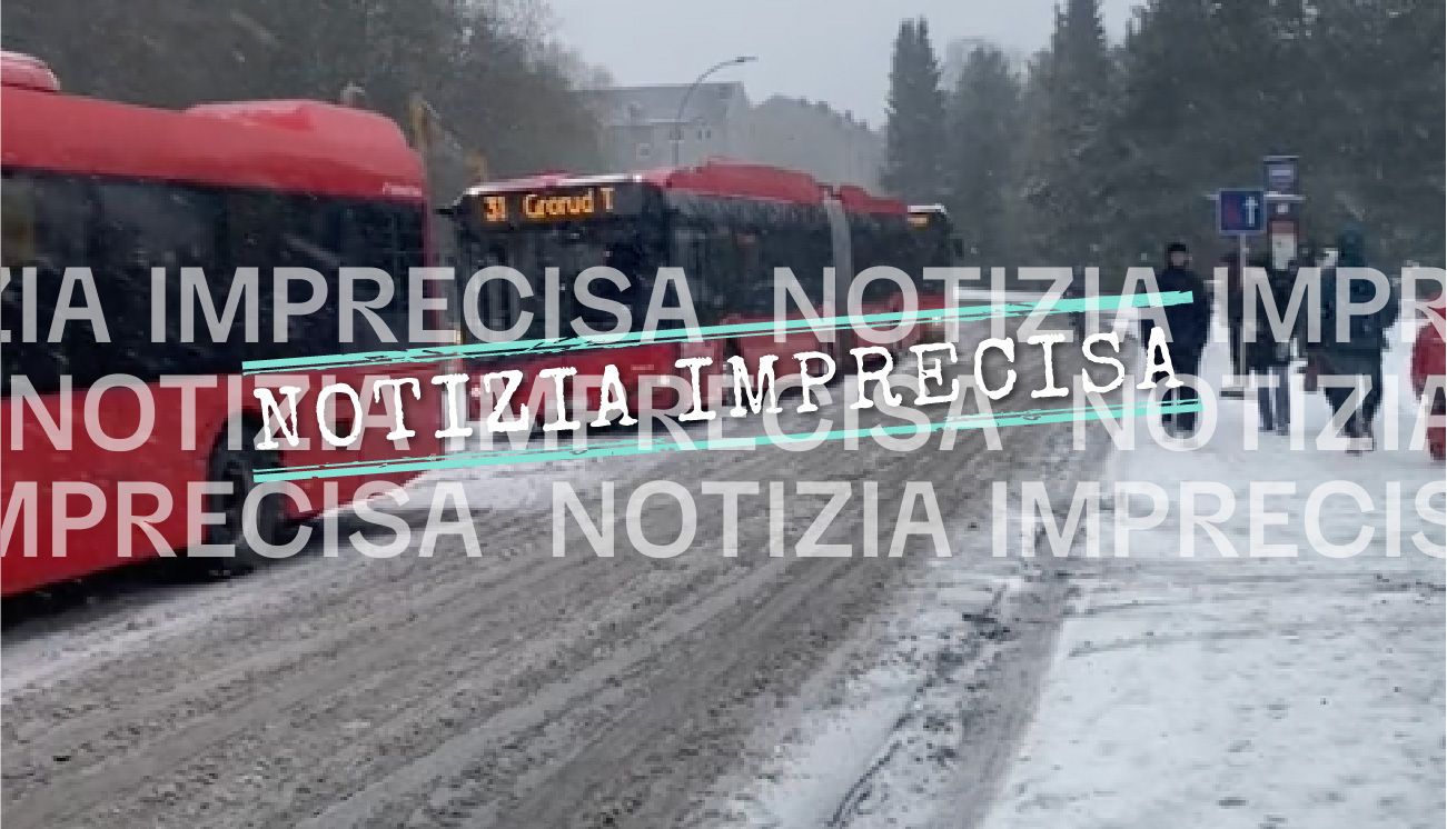 Notizia imprecisa