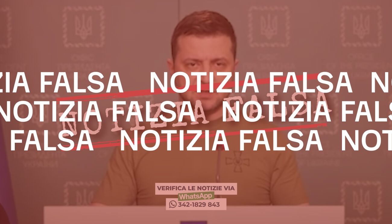 Zelensky non ha indossato una maglietta con «la croce di ferro nazista»