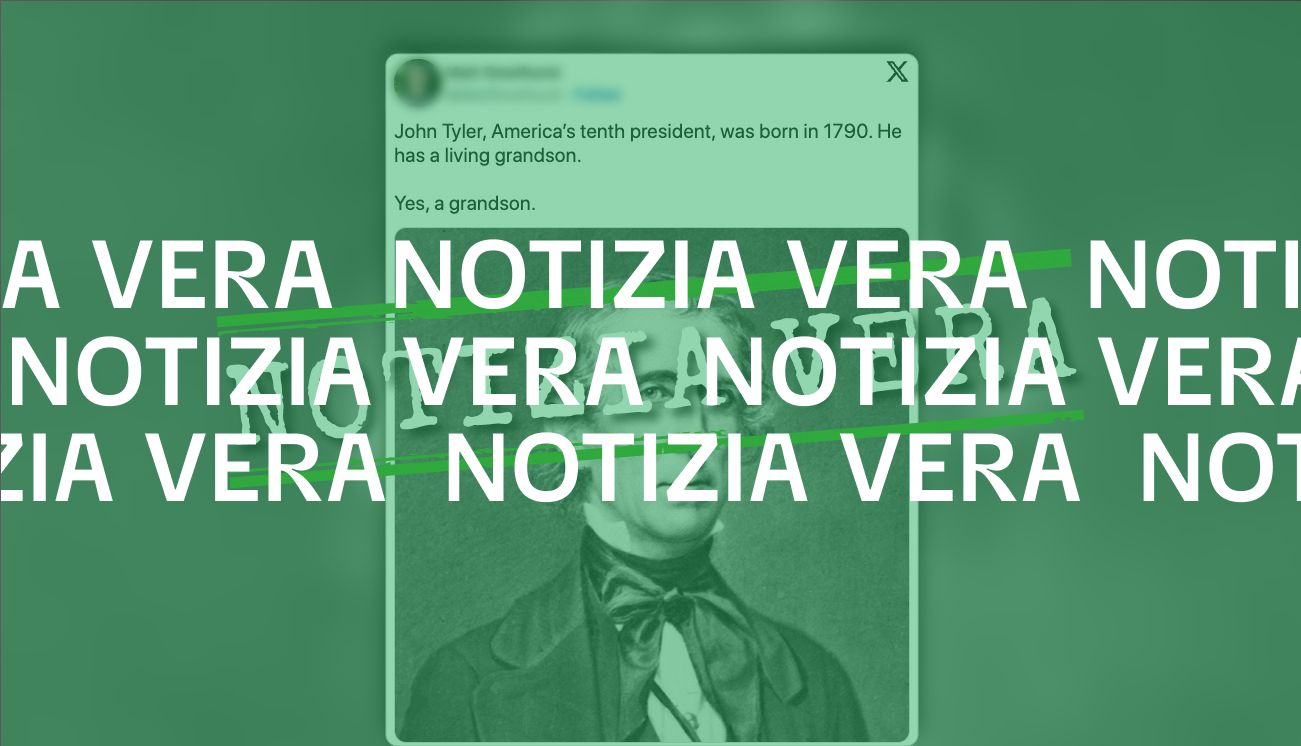 Sì, il nipote del decimo presidente degli Stati Uniti, nato nel 1790, è ancora in vita