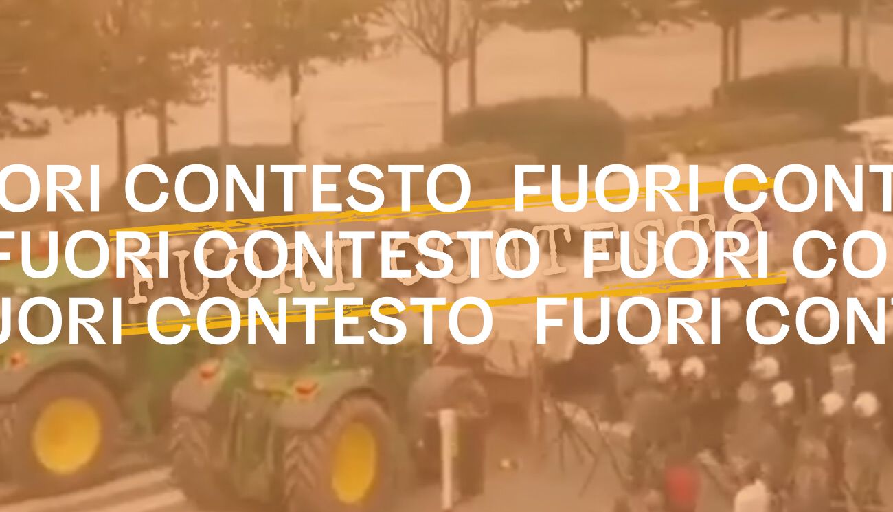 Questi agricoltori non protestano contro le restrizioni anti-Covid, è un video del 2015