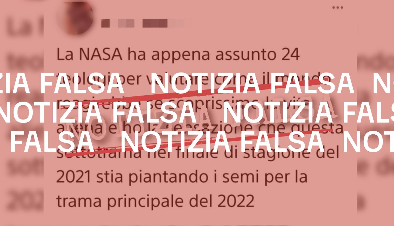 No, la Nasa non ha «assunto 24 teologi» per valutare la reazione alla scoperta della «vita aliena»