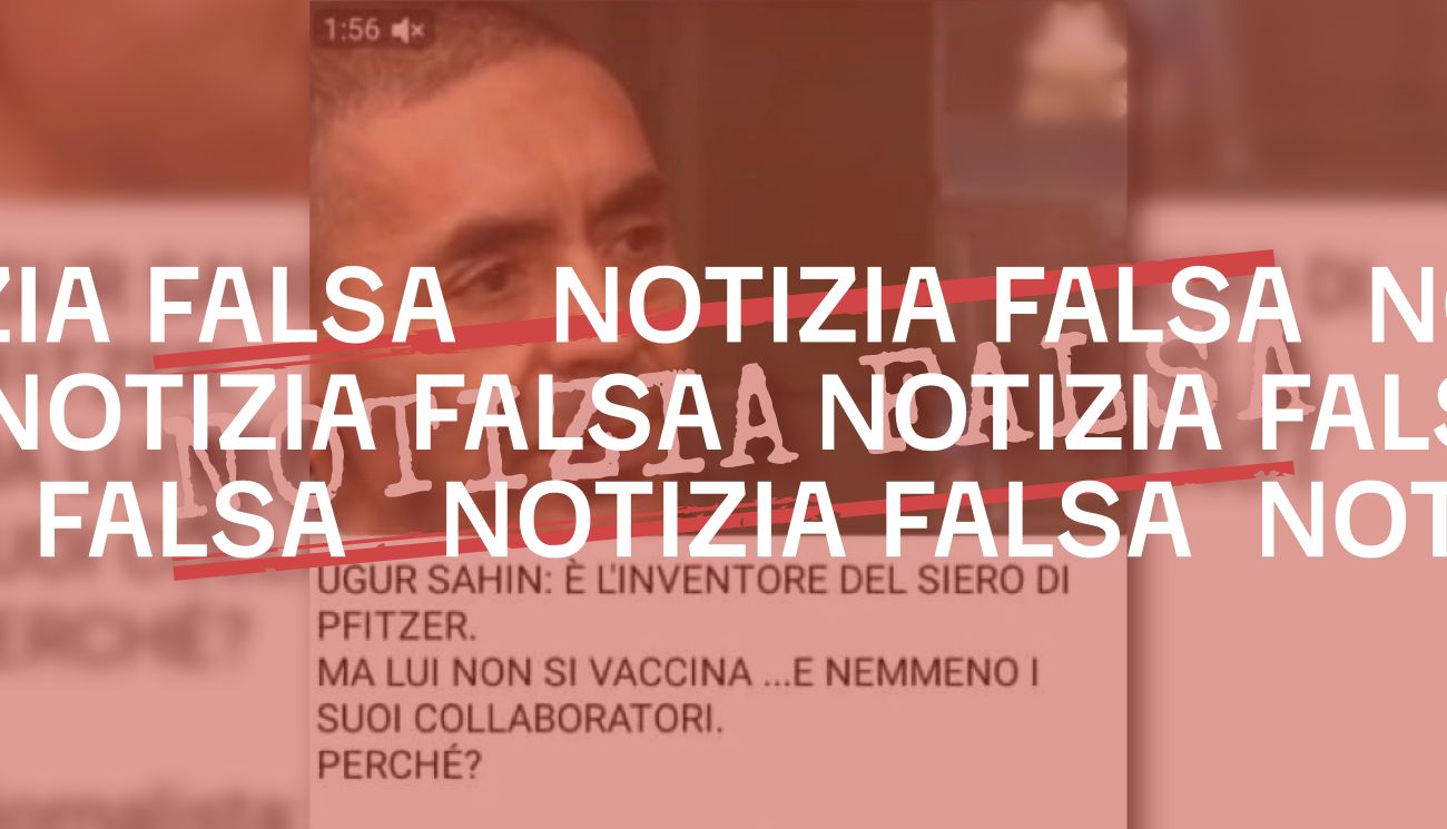 No, il Ceo di BioNTech non ha rifiutato la vaccinazione