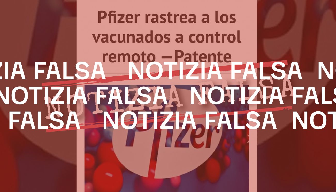 No, Pfizer non traccia i vaccinati di tutto il mondo