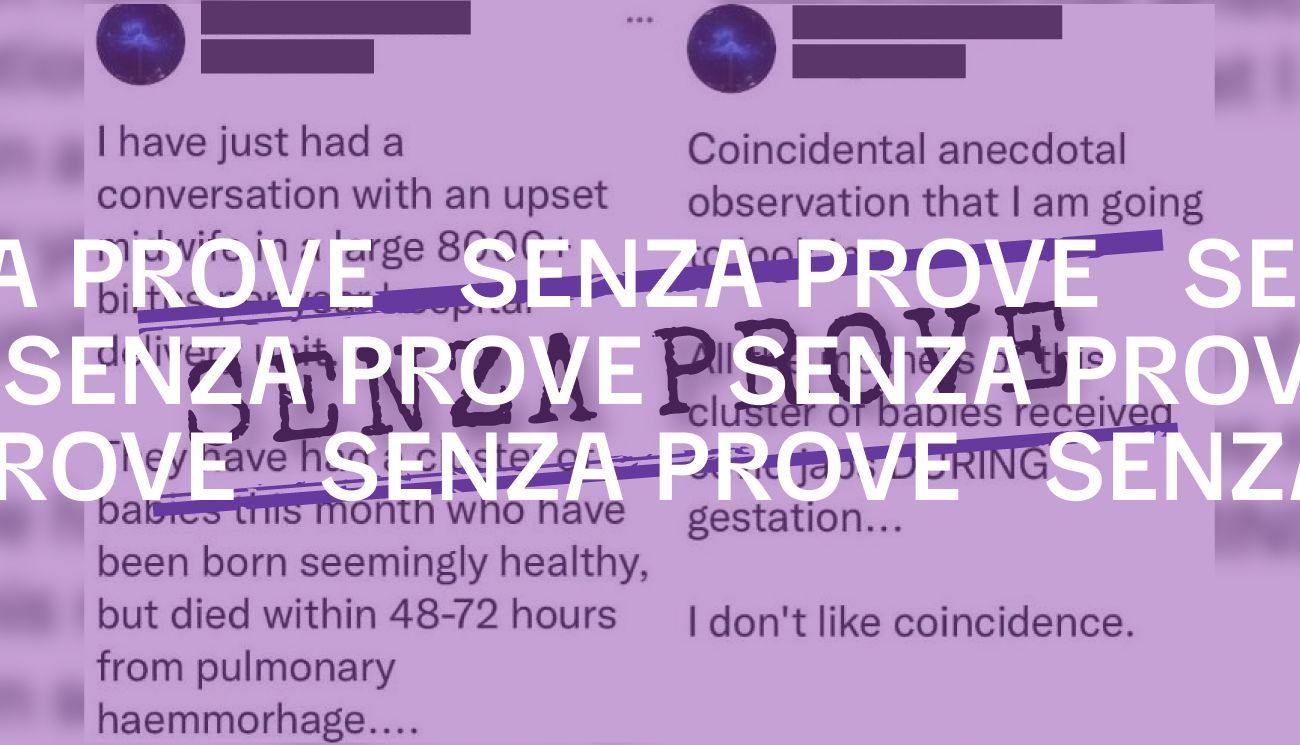 La notizia dei neonati del Regno Unito deceduti dopo l&#8217;esposizione al vaccino in gravidanza è infondata