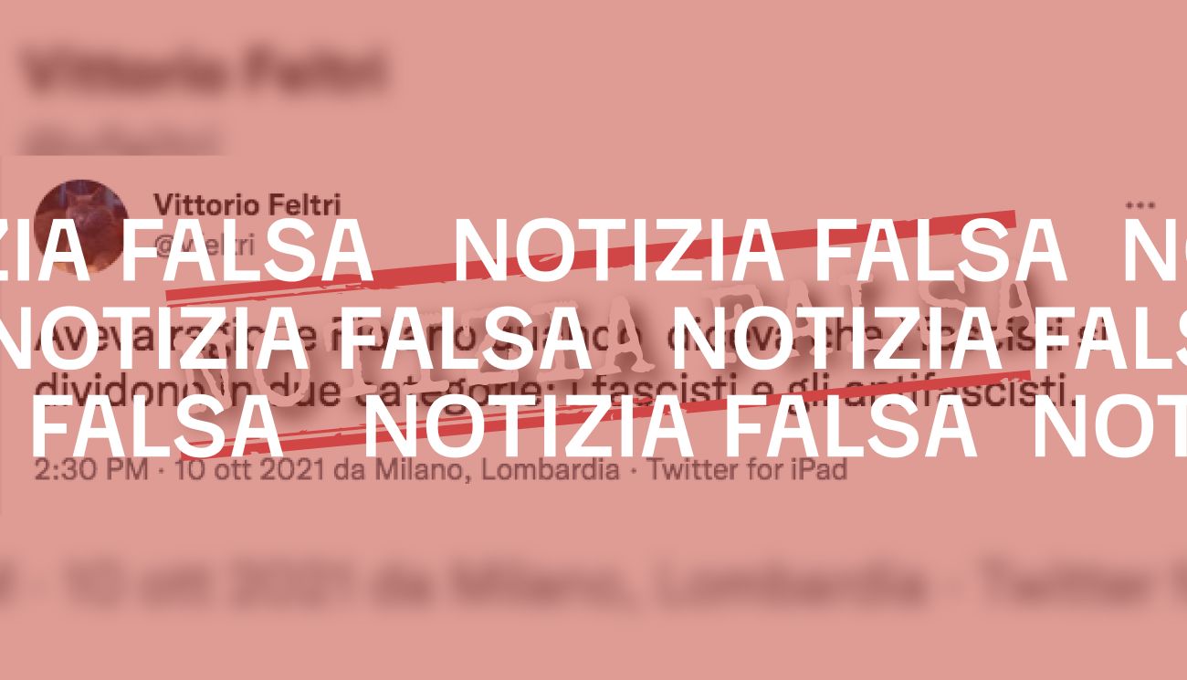 La frase «i fascisti si dividono in due categorie: i fascisti e gli antifascisti» non è di Ennio Flaiano