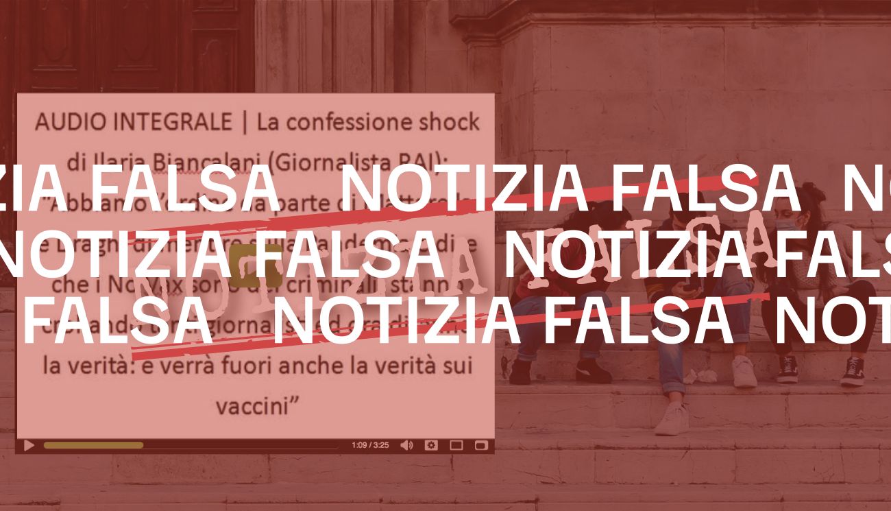 La falsa «confessione shock» della «giornalista Rai» che rivelava l’ordine di mentire sulla pandemia