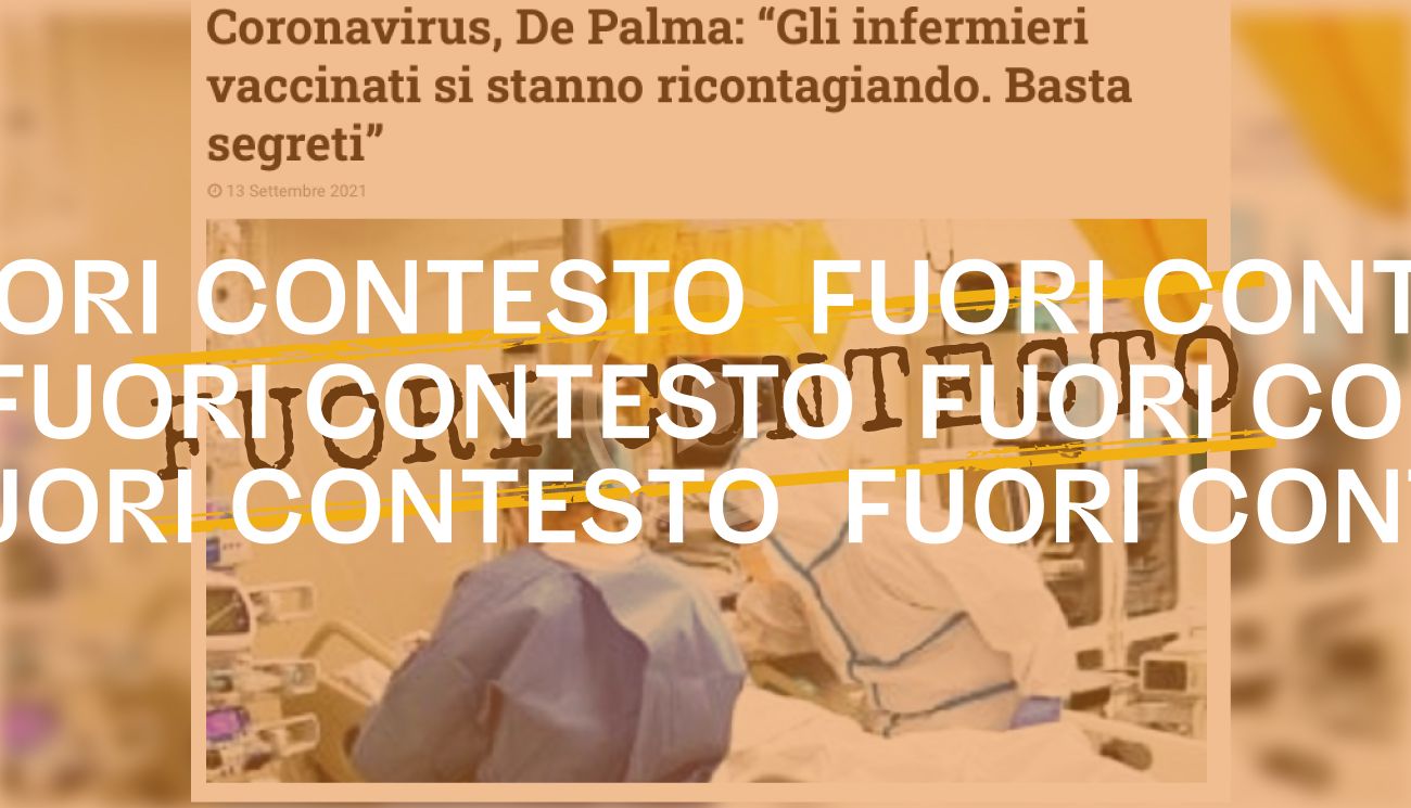 Non c’è stata un’anomala «impennata» di casi di Covid tra gli operatori sanitari