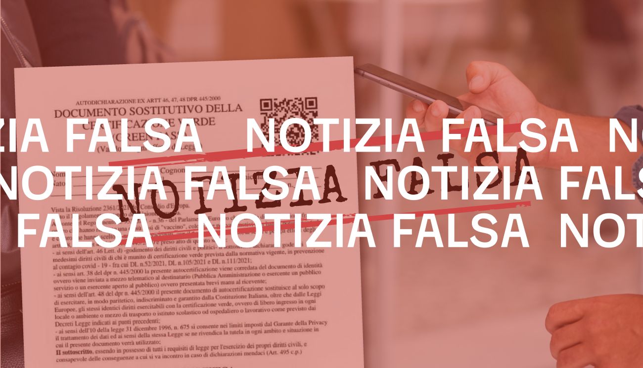 Notizia Falsa