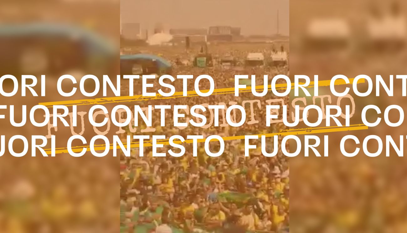 Questo video non mostra una manifestazione in Brasile «contro green pass e vaccini obbligatori»