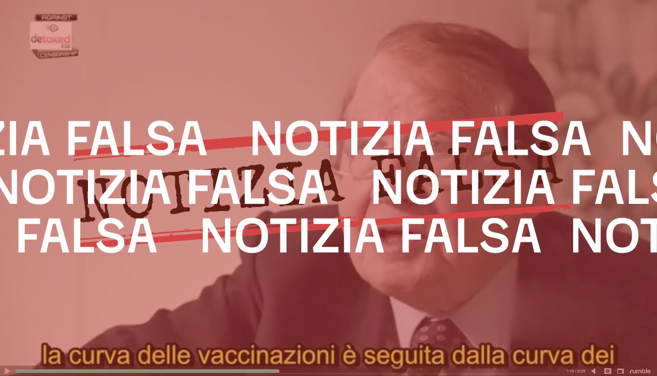 Non è vero che «la curva della vaccinazione è seguita dalla curva dei decessi»