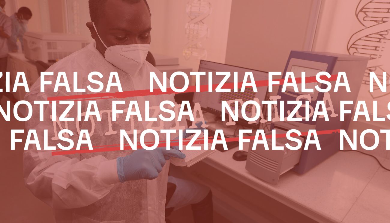 Non è vero che i tamponi molecolari rintracciano il «comune raffreddore» e non la Covid-19