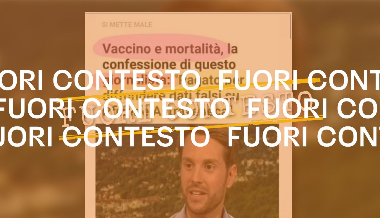 A un giornalista tedesco sono stati offerti dei soldi per mentire sui vaccini, ma per screditarli