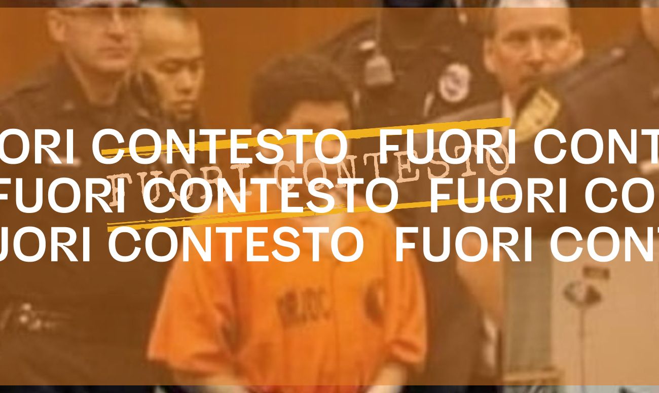 Il giovane in questa foto non si trovava in tribunale per aver rubato del cibo