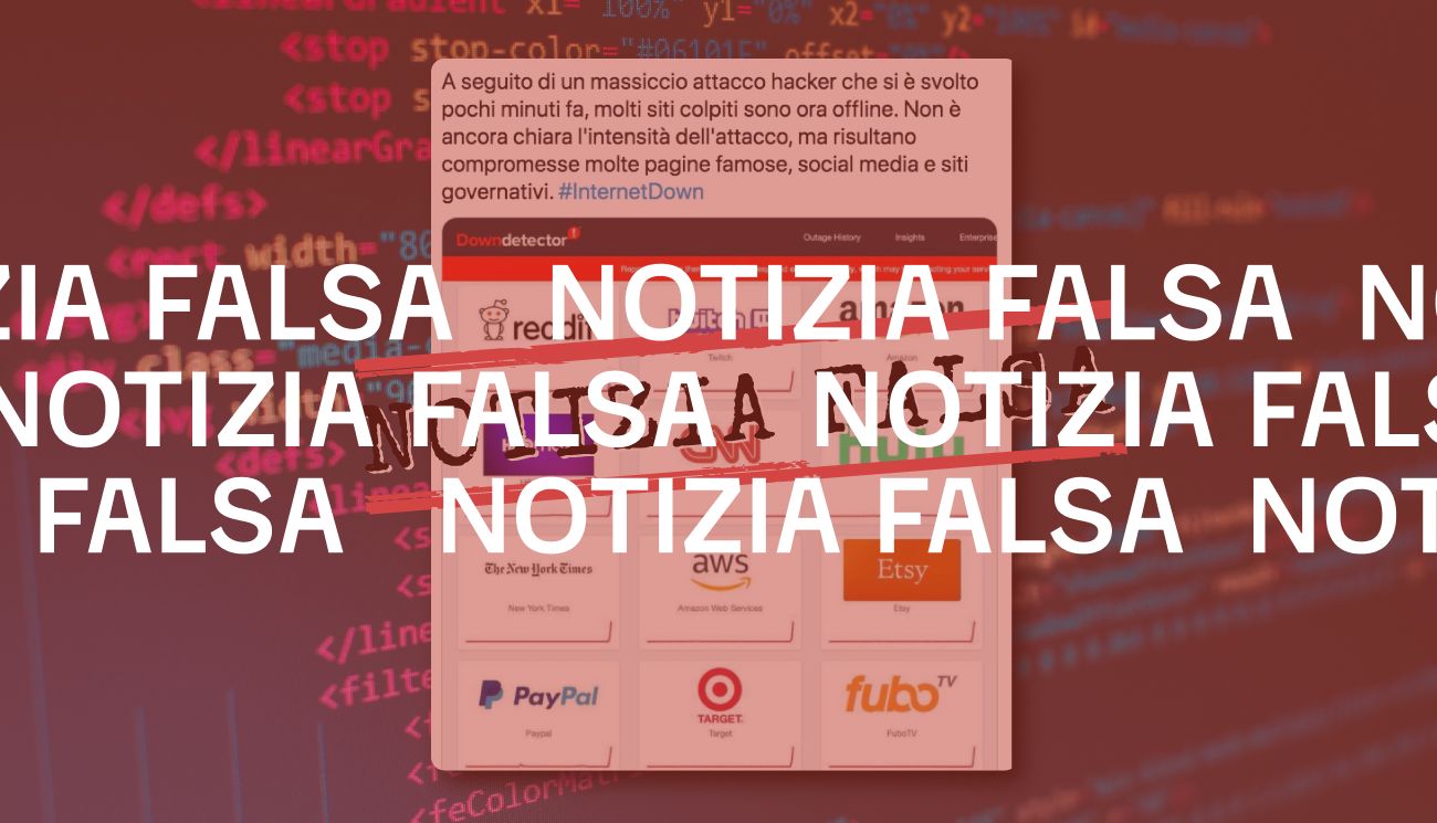 Il “black-out” globale dei siti internet non è stato provocato da un attacco hacker