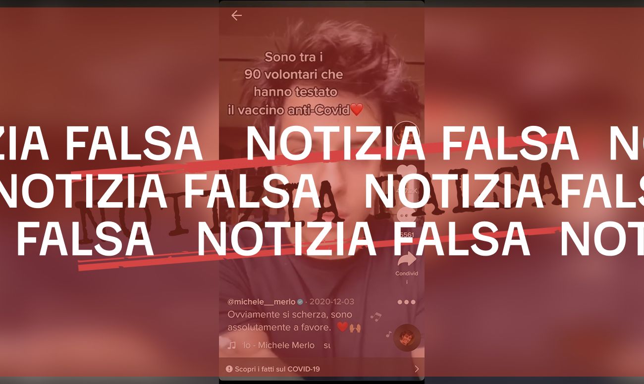 Il decesso di Michele Merlo non ha nulla a che fare con il vaccino anti-Covid