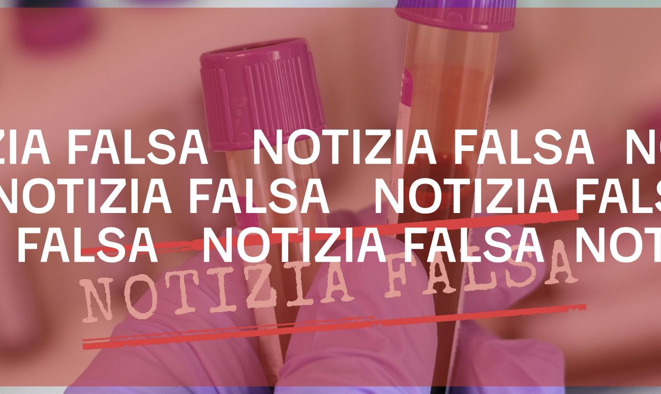 Non è vero che secondo la Croce rossa americana i vaccinati Covid non possono donare il sangue